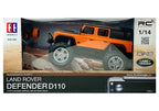 Nuotoliniu būdu valdomas Land Rover Defender R/C, oranžinis 1:14