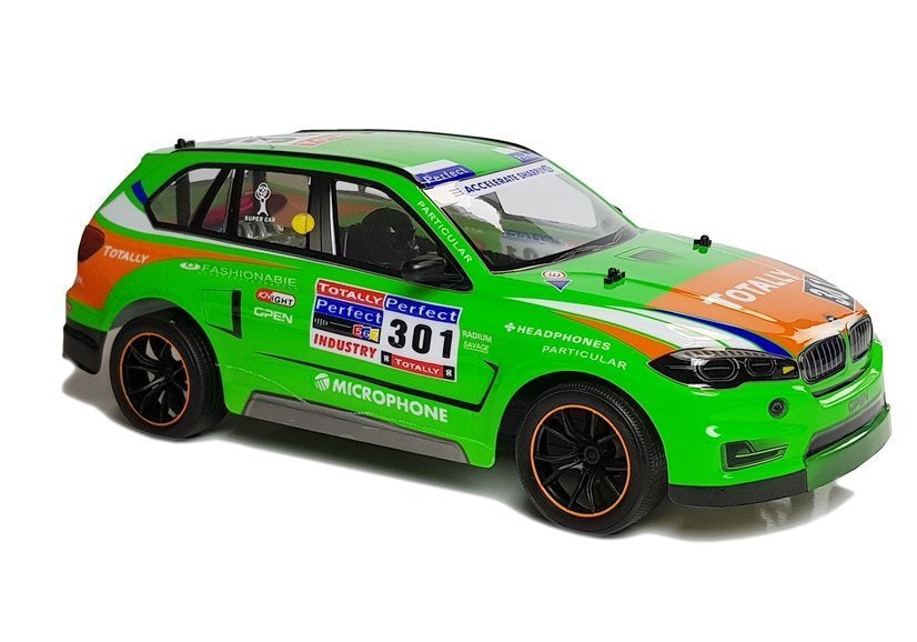 Sportinis nuotolinis automobilis 1:10 2.4G, žalias