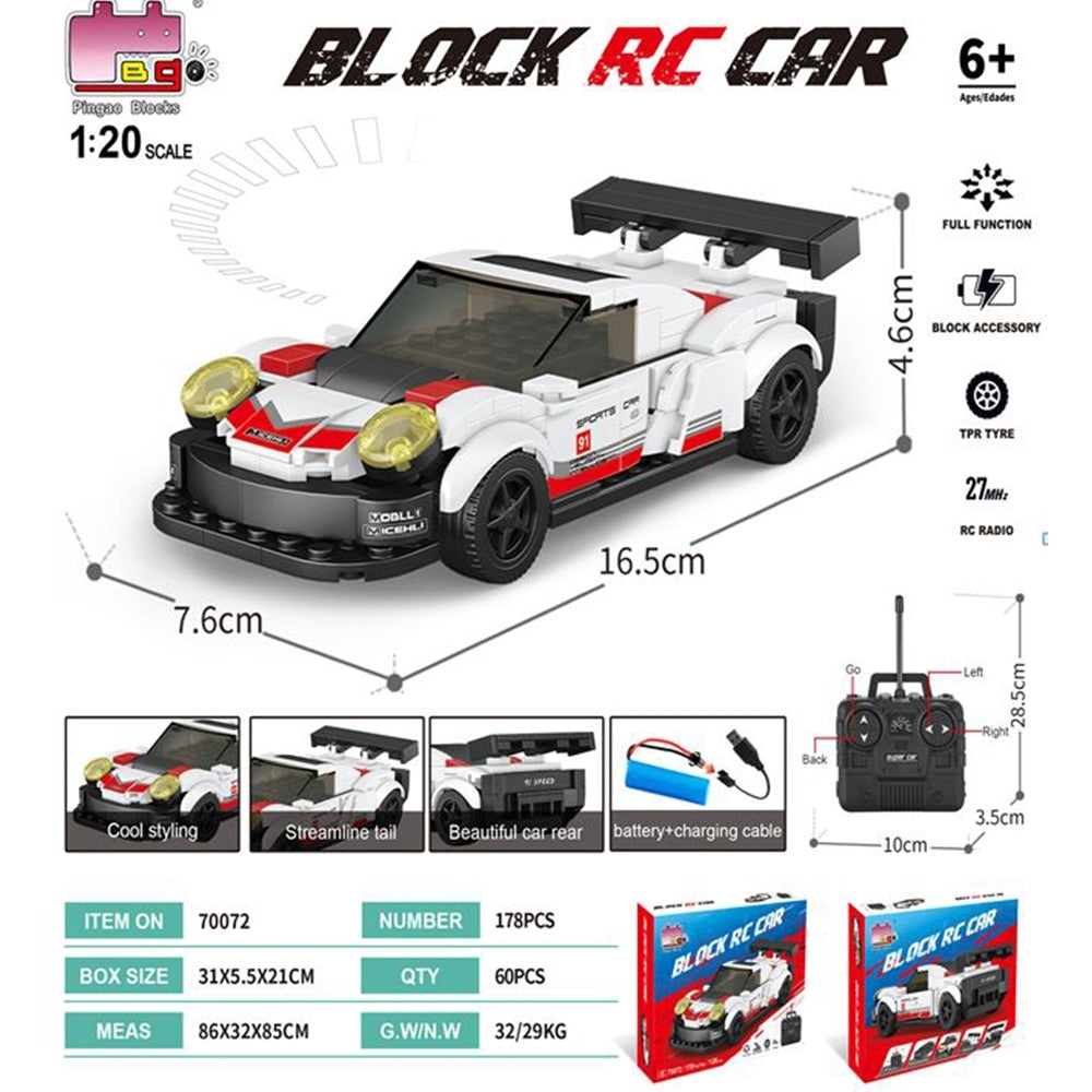 Konstruktorius/suvenyras RC mašinėlė