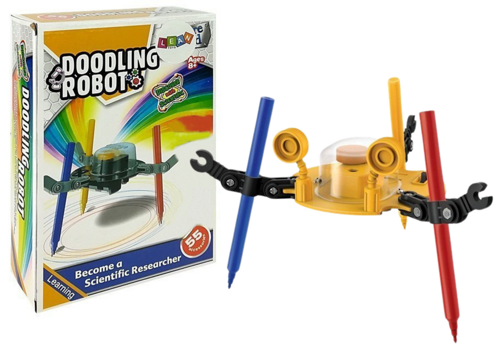 Edukacinis robotas piešimui (DIY, apskritimų piešimas)