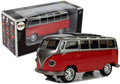 Autobusas su spyruokliniu (pull-back) mechanizmu ir garsu (raudonas)