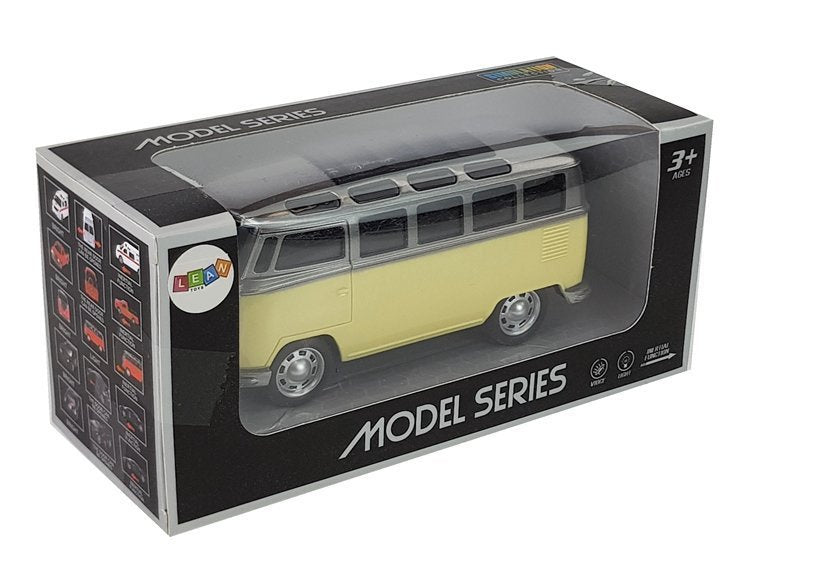 Autobusas su varikliu ir garsu (geltonas)