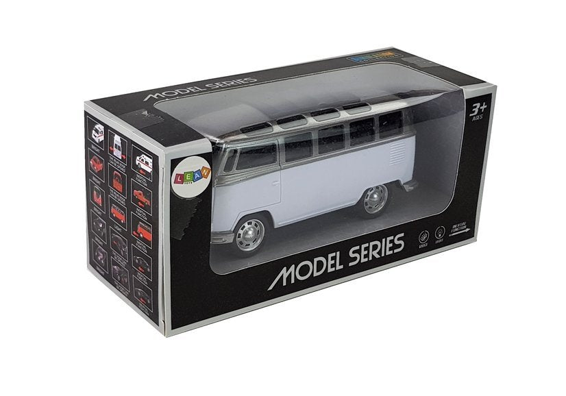 Autobusas su varikliu ir garsu (baltas)