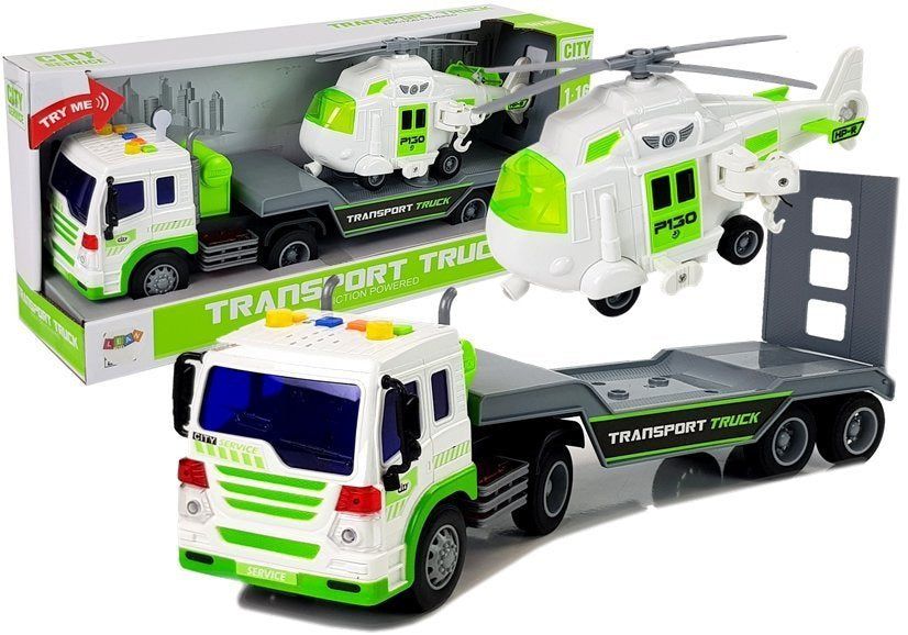 Gaisrinės automobilis su traukimu (pull-back), kopėčiomis, garsais, raudonas 1:20