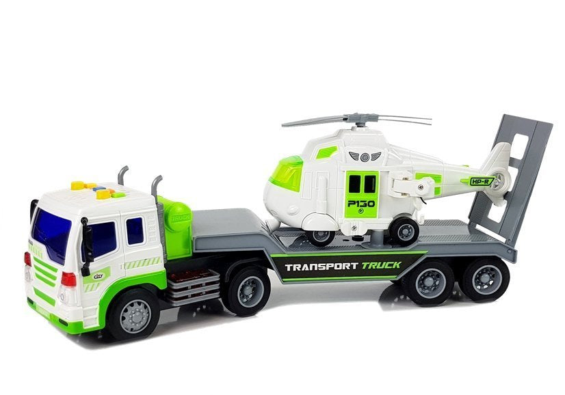 Gaisrinės automobilis su traukimu (pull-back), kopėčiomis, garsais, raudonas 1:20