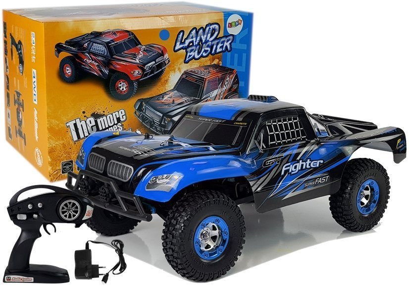 Nuotoliniu būdu valdomas pikapas FY-01 1:12 4x4, mėlynas, 40 km/h
