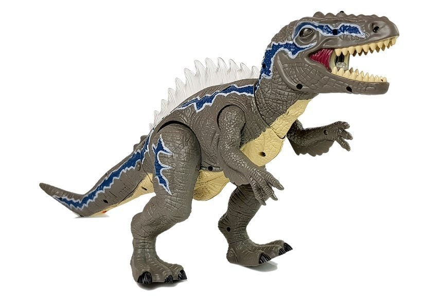 Nuotoliniu būdu valdomas dinozauras Tyrannosaurus, pilkas, šviečiantis