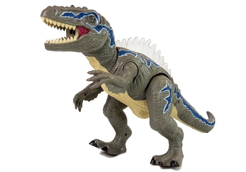 Nuotoliniu būdu valdomas dinozauras Tyrannosaurus, pilkas, šviečiantis