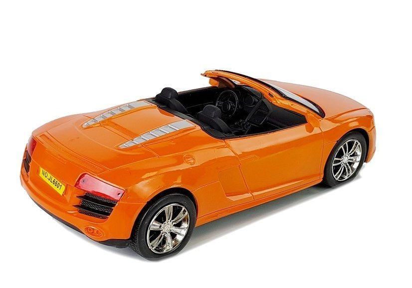 Prisukamas kabrioleto modelis, oranžinis, 1:18