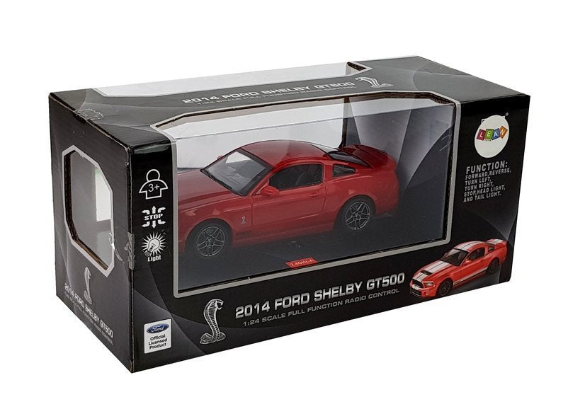 Nuotoliniu būdu valdomas automobilis Ford Shelby, raudonas, 2.4G