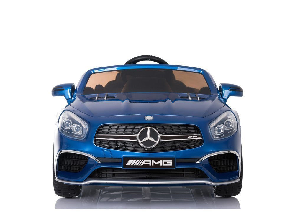 Mercedes SL65 mėlynas dažytas – elektrinis vaikiškas automobilis
