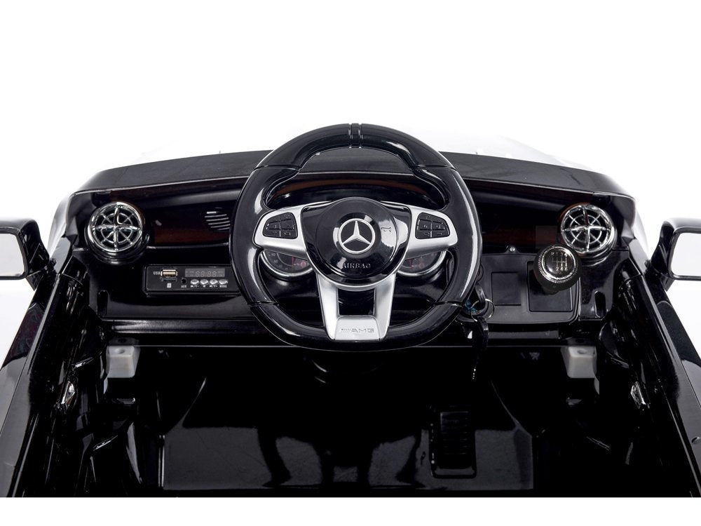 Mercedes SL65 mėlynas dažytas – elektrinis vaikiškas automobilis