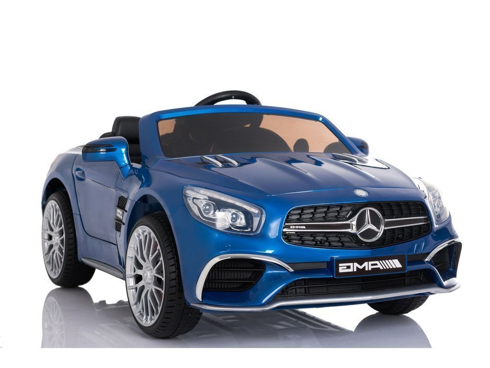 Mercedes SL65 mėlynas dažytas – elektrinis vaikiškas automobilis