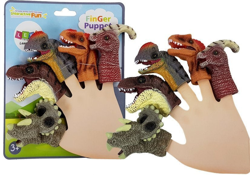 Pirštų dinozaurai – 5 elementų rinkinys