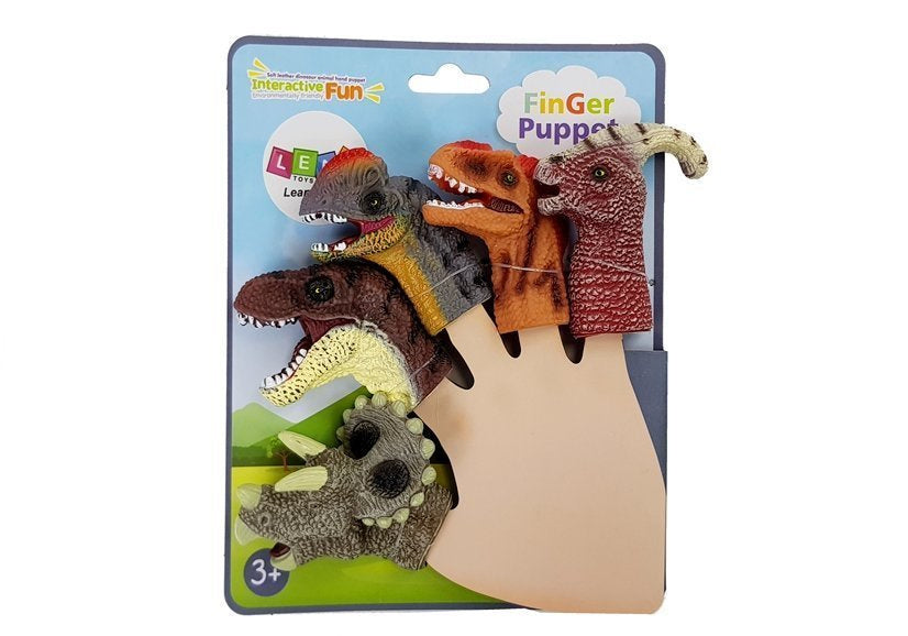 Pirštų dinozaurai – 5 elementų rinkinys