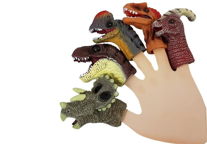 Pirštų dinozaurai – 5 elementų rinkinys