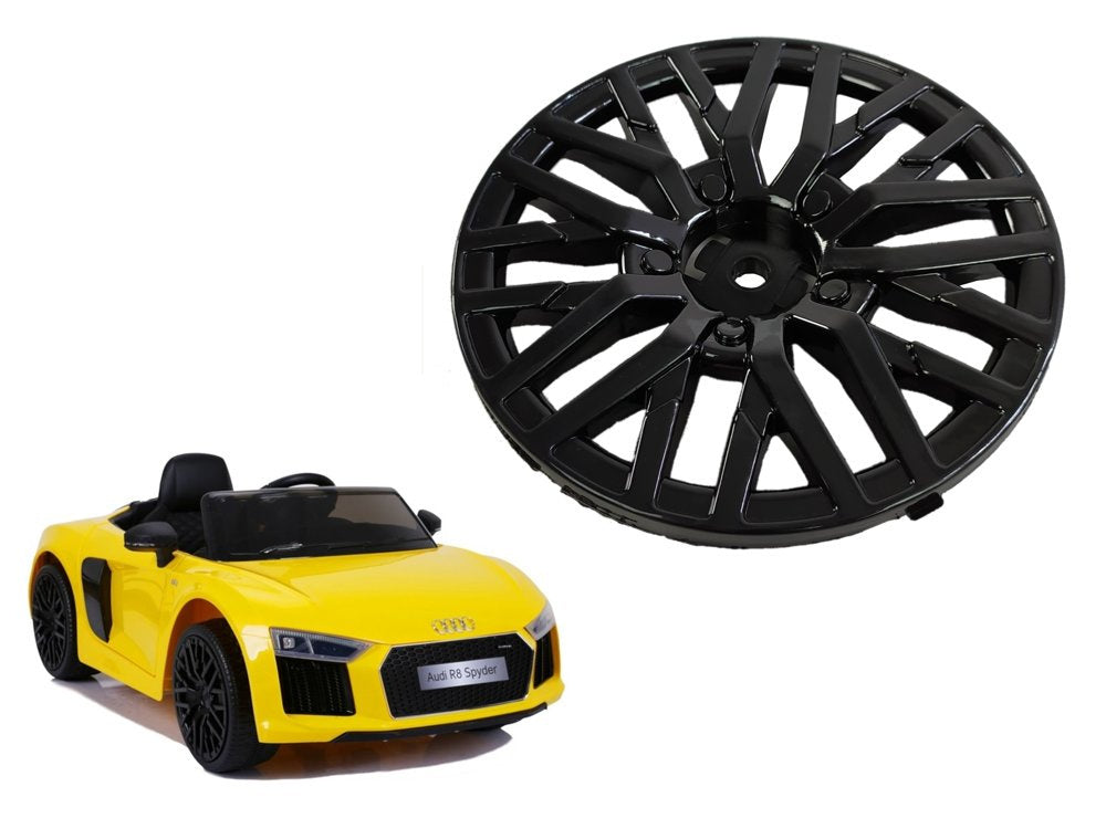 Dangtelis elektriniam automobiliui Audi R8 juodas