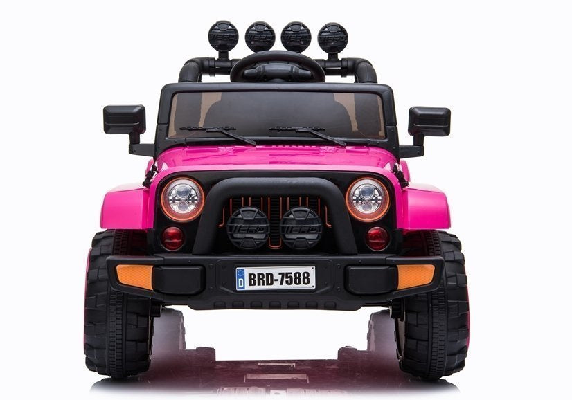 BRD-7588 rožinis – elektrinis vaikiškas automobilis