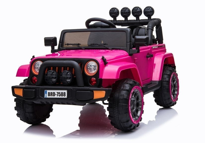 BRD-7588 rožinis – elektrinis vaikiškas automobilis