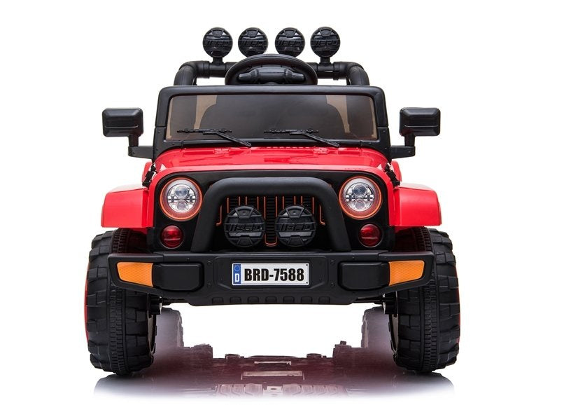 BRD-7588 raudonas – elektrinis vaikiškas automobilis