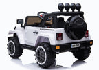 BRD-7588 baltas – elektrinis vaikiškas automobilis