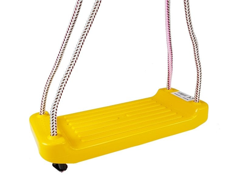 Plastikinės sūpynės geltonos 5252