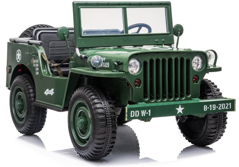 Elektrinis vaikiškas automobilis JH101 kamufliažinis