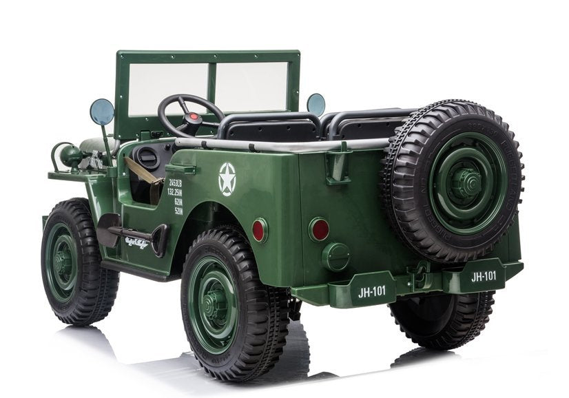 Elektrinis vaikiškas automobilis JH101 kamufliažinis