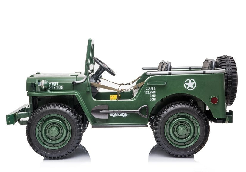 Elektrinis vaikiškas automobilis JH101 kamufliažinis