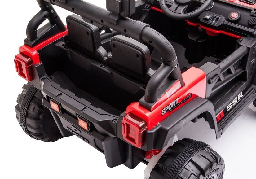 Elektrinis vaikiškas automobilis BBH-016 raudonas