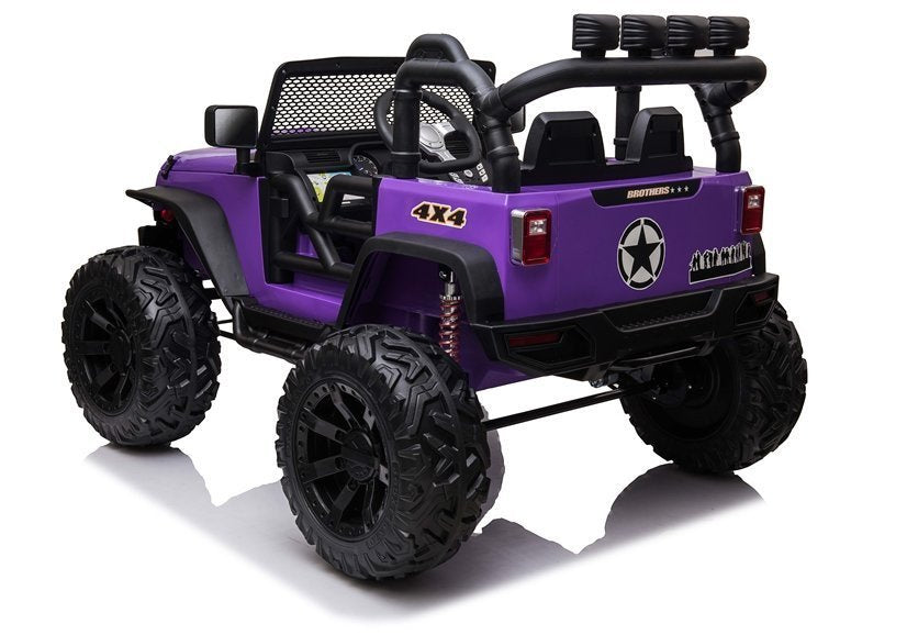 JC666 violetinis – elektrinis vaikiškas automobilis