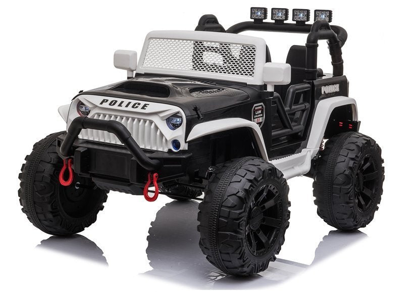 Elektrinis vaikiškas automobilis JC666 Police juodas