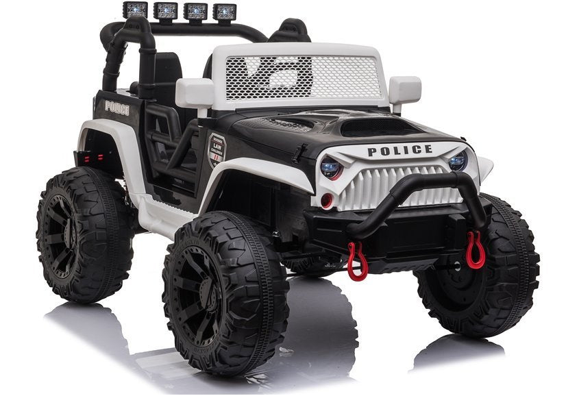 Elektrinis vaikiškas automobilis JC666 Police juodas