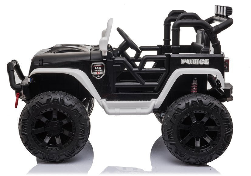 Elektrinis vaikiškas automobilis JC666 Police juodas