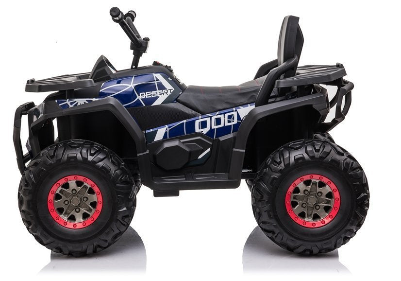 Elektrinis keturratis XMX607 mėlynas su „Spider“ grafika