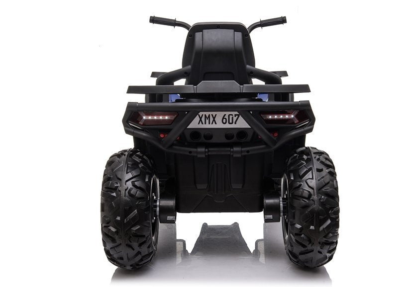 Elektrinis keturratis XMX607 mėlynas su „Spider“ grafika