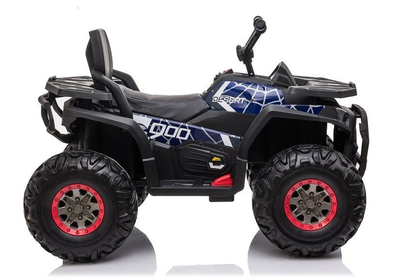 Elektrinis keturratis XMX607 mėlynas su „Spider“ grafika