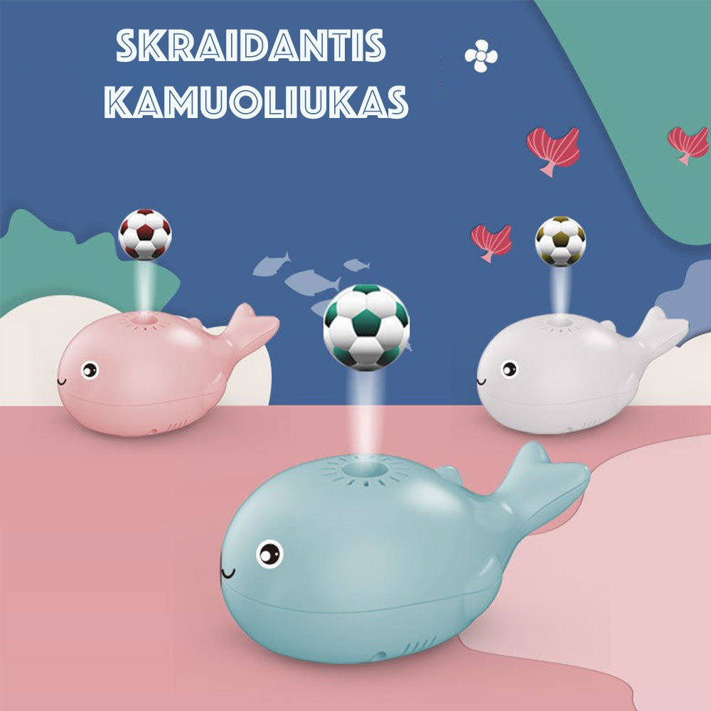 Skraidantis kamuoliukas "Banginis" Spalva - Balta