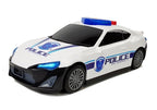 Policijos garažas–dėžė 2in1 su mažomis mašinėlėmis, policininku, šviesomis ir garsais