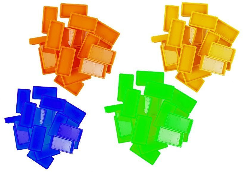 LED lokomotyvas – domino traukinys, kaladėlės ir dėlionė