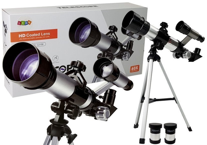 Edukacinis teleskopas–lupa astronomijai 60x