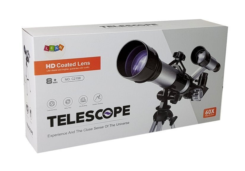Edukacinis teleskopas–lupa astronomijai 60x