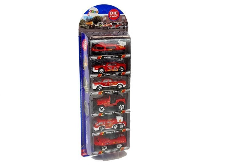 1:64 ugniagesių brigados rinkinys, 6 dalių