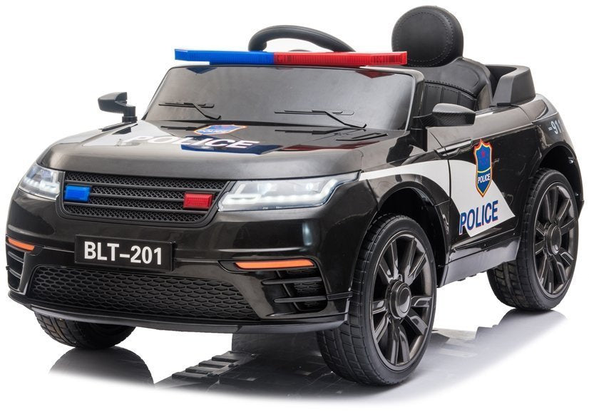 Elektrinis policijos automobilis BLT-201 juodas