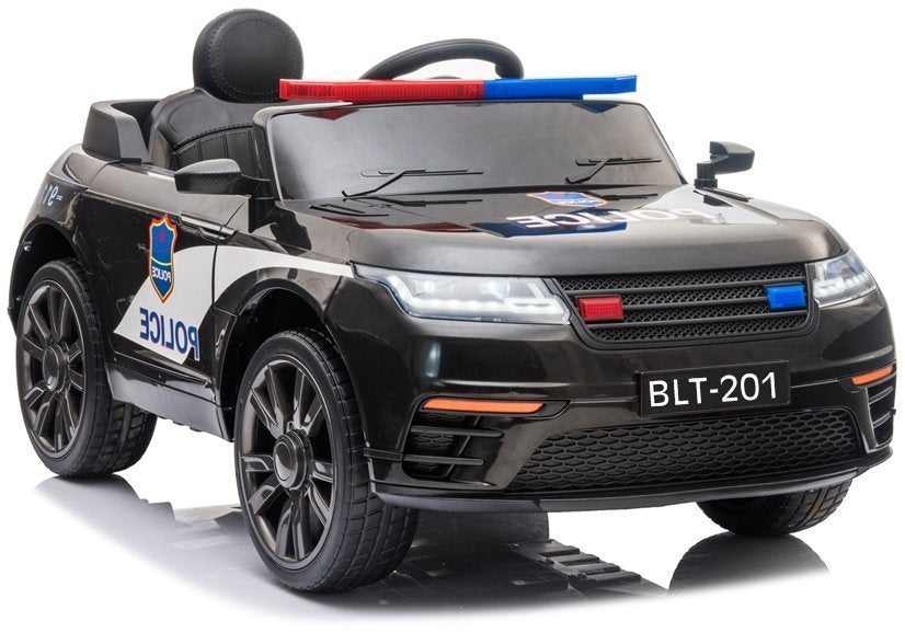 Elektrinis policijos automobilis BLT-201 juodas