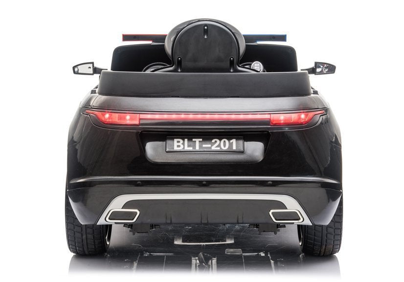 Elektrinis policijos automobilis BLT-201 juodas