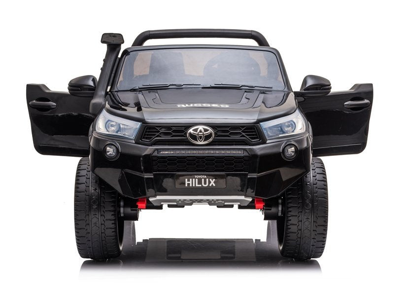 Elektrinis vaikiškas automobilis Toyota Hilux juodas