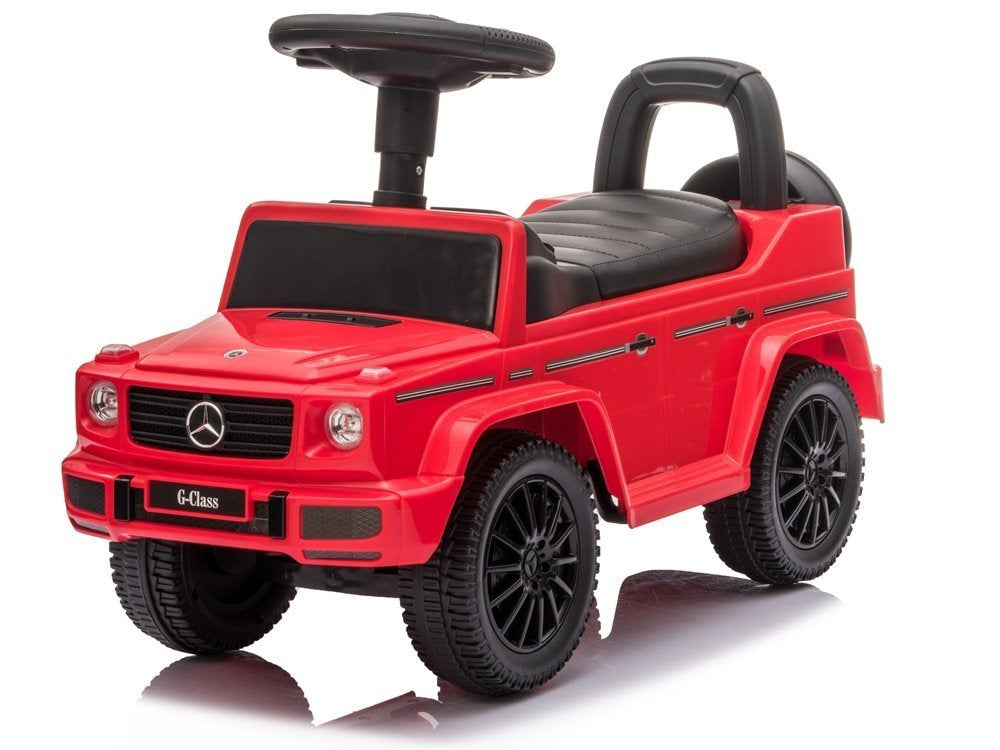 Elektrinis vaikiškas automobilis Mercedes 652 raudonas su garso signalu