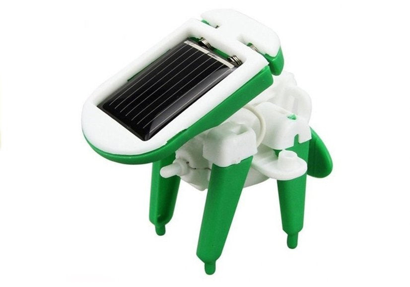 Vaikiškas saulės energijos „pasidaryk pats“ edukacinis rinkinys – 6in1 robotas
