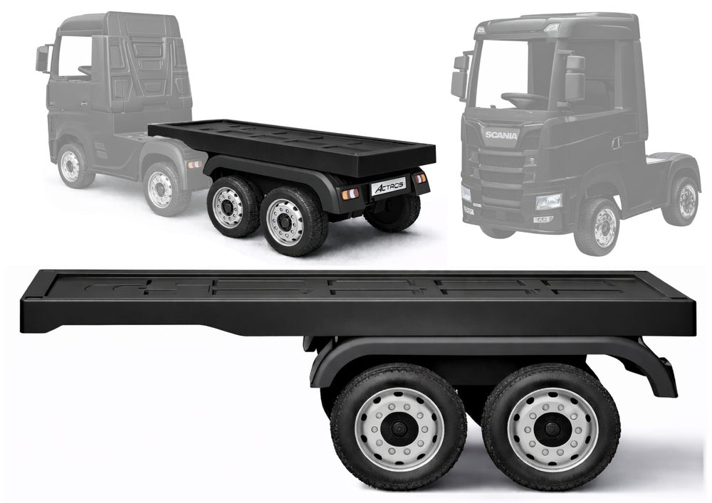 Mercedes Scania Actros HL358 puspriekabė juoda